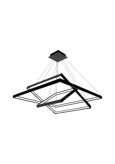 Square Saturn Modern Led Avize Sarkıt Linear Aydınl