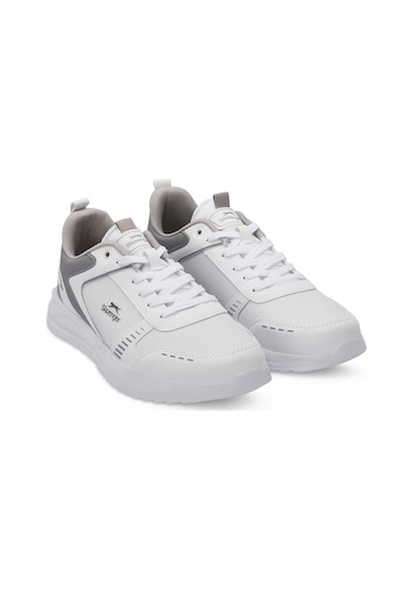Slazenger GOLDEN I Büyük Beden Erkek  Beyaz Günlük Spor Ayakkabısı