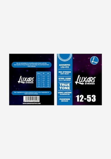 Luxars Akustik Gitar Teli Lx6 12-53