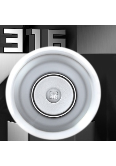 Novahub 955 316 Paslanmaz Çelik Vakumlu Bardaklar, 1000 Ml Kapasite Yeşil