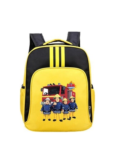 Ilköğretim Okul Sırt Çantası Yeni Karikatür Sırt Çantası Itfaiyeci Sam Baskı Çocuklar Ilkokul Çantası 6oghn1 Sarı