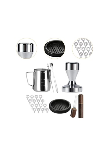 Suntek Espresso Aksesuarları Kit Paslanmaz Çelik 51mm Kurcalama Gösterildiği Gibi