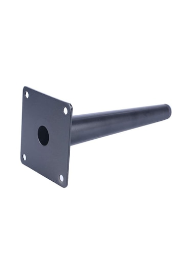 Suntek Demir Koltuk Ayak Değiştirme Eğimli Ayak Siyah 20cm