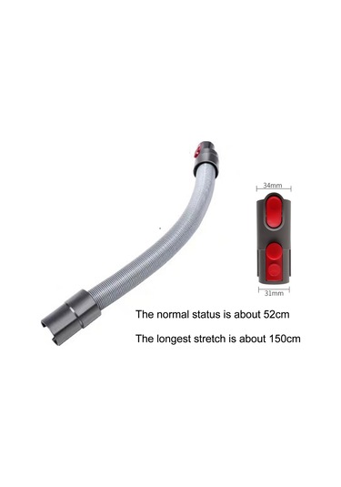 Yifomall Süpürgeye Uygun Evcil Hayvan Tüy Temizleme Fırçası: Tüy Alıcı, Boru Bağlantısı Ve Anahtar Kilitli Uç İle Ev Temizliği Kolaylaştırır