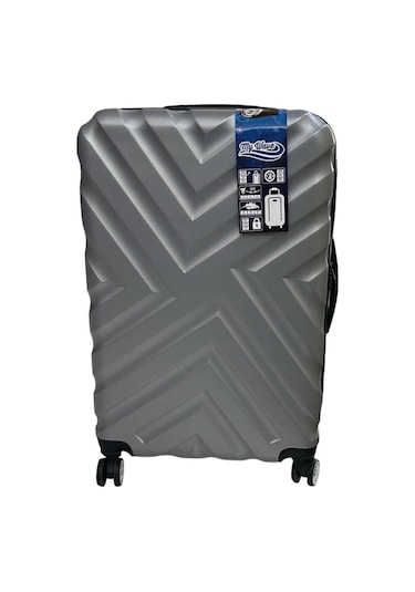 %100 Abs Kullanışlı Darbeye Dayanıklı Ortaboy Valiz Antrasit
