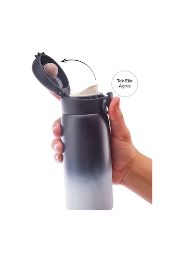 Karaca Skyfall Çelik Sızdırmaz Termos 500 ml Siyah