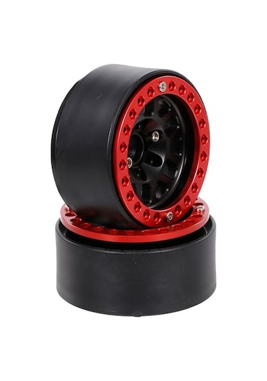 Artfulabode Seçenekli Rc Jant İçin Göbeği Geeroyoo Crawler Çinko Çapında Altın/siyah/kırmızı Alaşım 55mm 1/10 - Jc