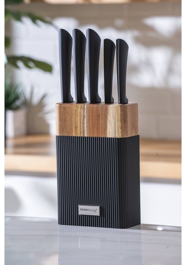 Cooper 6 Parça Bıçak Seti Siyah