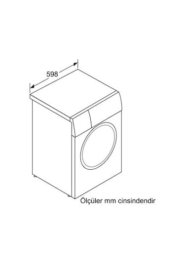 Bosch WGB244A0TR 1400 Devir 9 KG Çamaşır Makinesi