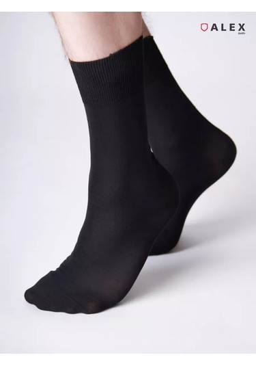 Alex Yvn Yüksek Pamuklu Çoraplar 2 Çift 412428453 Siyah
