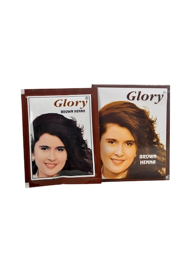 Glory Glory Kahverengi Hint Kınası (Brown Henna) 10 Gr Paket