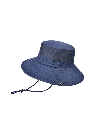 Erkek Balıkçı Şapkaları Açık Hava Güneş Koruması Balıkçı Şapkaları Mavi