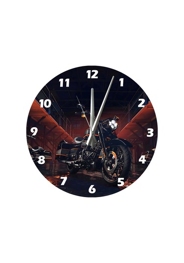 Ti-play Hızı Sevmek 30x30cm Akrilik Dekoratif Modern Duvar Saati ÇOk Renkli