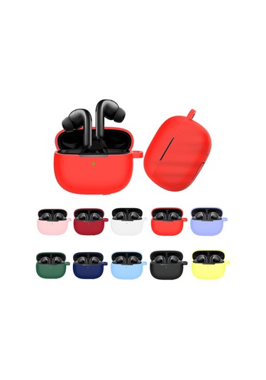 Xiaomi Gürültü Azaltma Pro Flipbuds Pro Kulaklıklar İçin Silikon Koruyucu Kılıf Koyu Yeşil