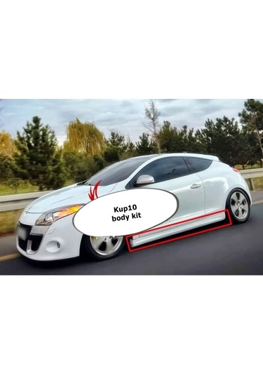 Renault Megane 3 R Yan Marşpiyel Takımı - Plastik