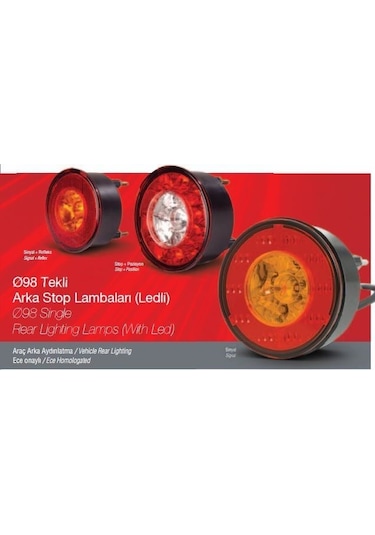 Farba 13277e Stop Lambası+park 12v Ledlı Karsan Otokar Karsan Jest