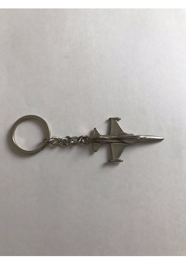 Bd Tekstil Uçak Model F-16 Tasarım Gümüş Renkli Bileklik
