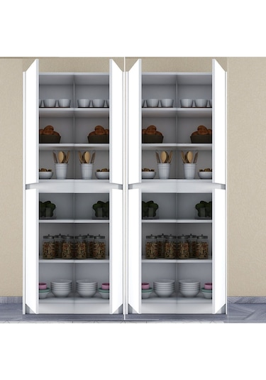 Umg Mobilya Voltra Patentli Çok Amaçlı Dolap, Mutfak Dolabı, Banyo Dolabı, Kiler Dolabı, Ayakkabılık Beyaz Umg Mobilya Voltra Patentli Çok Amaçlı Dolap, Mutfak Dolabı, Banyo Dolabı, Kiler Dolabı, Ayakkabılık Beyaz