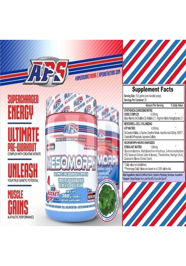 Aps Mesomorph Ultimate Preworkout Complex With Geranium And Creat