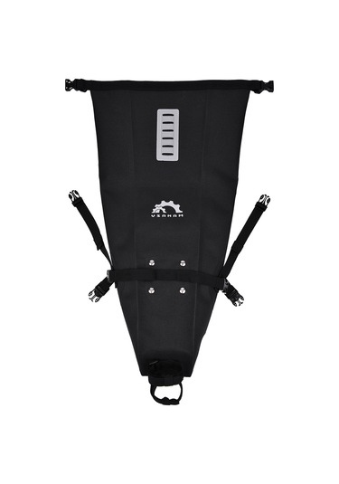 Padalink Su Geçirmez 10l Bisiklet Sele Çantası - Pvc/tpu Malzeme, Ayarlanabilir, Dağ Ve Yol Bisikletleri İçin Siyah