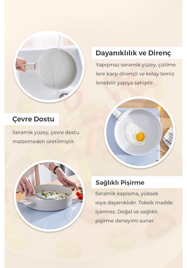 Ultimate Pro Sos Tavası - 16 Cm Krem