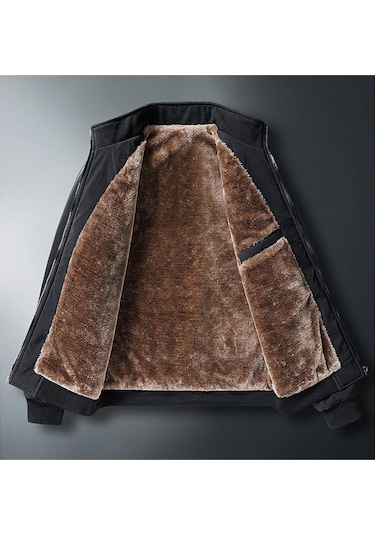 Sımıcg Erkek Sonbahar Ve Kış Kalınlaşmış Sıcak Ceket Mavi