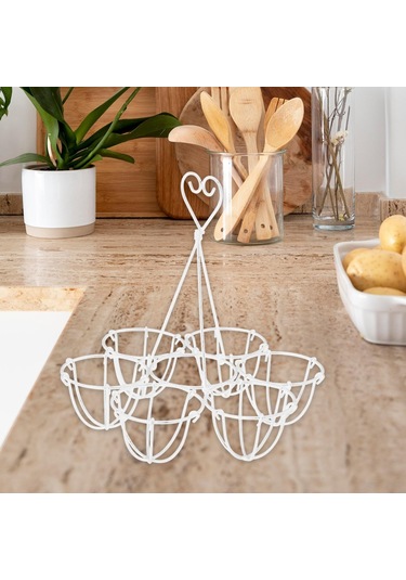 Suntek Yemek Odası Tezgah Dekoru Beyaz Için Metal Yumurta