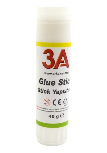 3A Glue Stick Yapıştırıcı 40 gr Kod:904 12 Adet