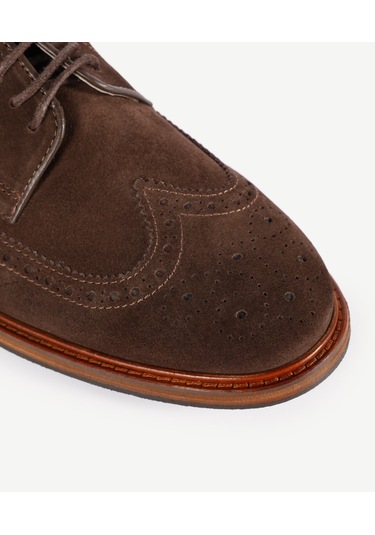 Yargıcı Oxford Bağlı Ayakkabı Kahverengi