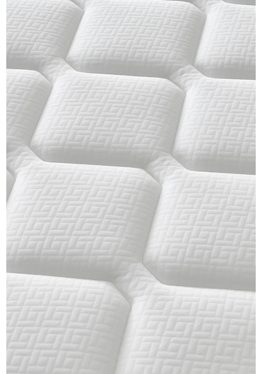 Manolya Tek Kişilik Sandıklı Baza Antibakteriyel Ortopedik Paket Yaylı Yatak 3 Lü Set 90 x 190