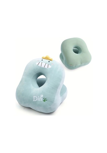 Fochsia İnsan Mühendisliği Yeşil Masa Otomobil Ofis Boyun Vücut Yastığı Uyku Rahatlık Desteği Açık Yeşil