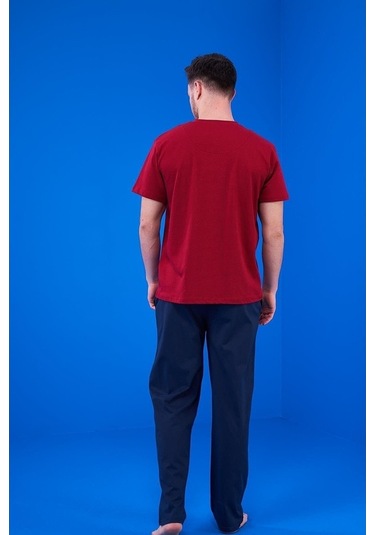 Pjs 23325 Erkek Patlı Şortlu Pijama Takım 3'Lü