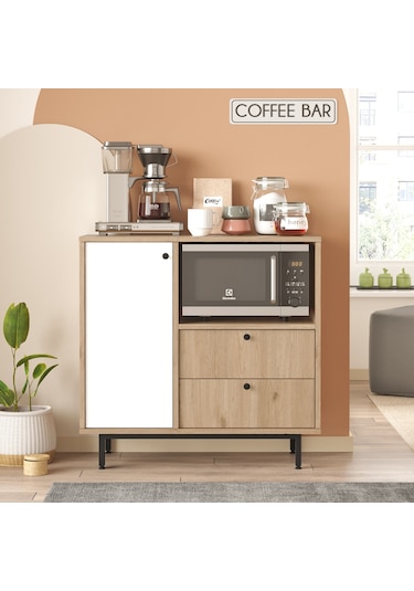 Mocha Kahve Köşesi Çok Amaçlı Dolap Mutfak Dolabı Ma1-sw