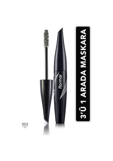 Flormar Spider Lash Üç Etkili Dolgunlaştırıcı Maskara 003 3in1