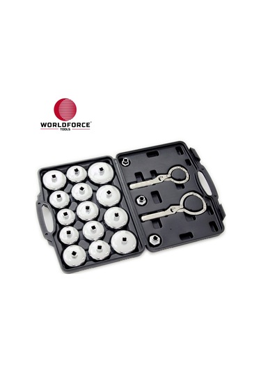Worldforce Profesyonel Chrom Oto Yağ Filtre Anahtar Seti N11.5401