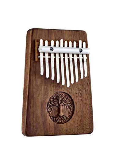Meinl Sonic Energy Kl1001tol Solid Tree Of Life C Major 10 Note Kalimba Black Walnut
