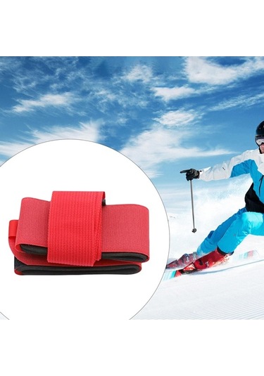 Pazly Suntek Kış Sporları Kayak Yokuş Aşağı Kırmızı Renkli Kayak Ekipmanı Kırmızı