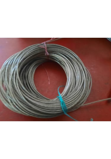 Pvc Izoleli Çelik Tel Halat 4 Mm 50 Metre