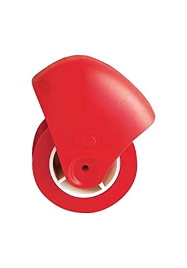 Youmex Pastane Aletleri: İki Desenli Taneli Ve Telli Pasta Kenar Dekoratörü, Plastik Malzeme, Yıkama Kolay, Hamur Şekillendirici Kırmızı, Beyaz