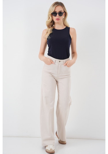 Bigdart Kadın Halter Yaka Çıtçıtlı Body 972 - Lacivert