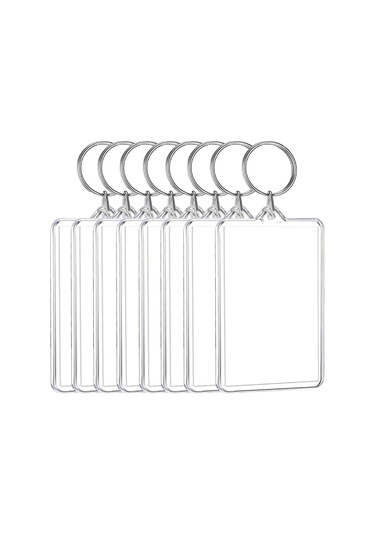 Gatherco Resimli Anahtarlıklar Fotoğraf Çerçevesi Anahtarlık Kolye Fotoğraf Hatırası Dekoratif Toka Kendin Yap Hediye Anahtarlık