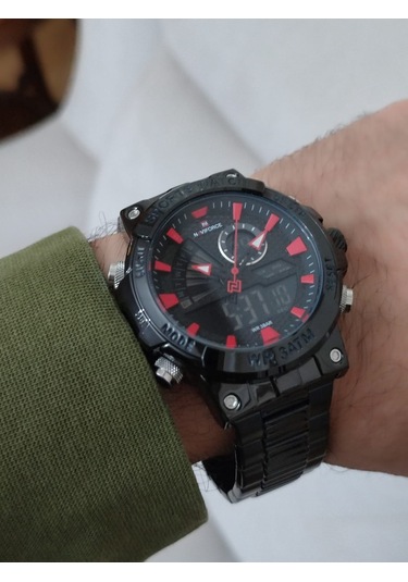 Naviforce Erkek Kol Saati Çift Kordonlu Dijital & Analog 2102