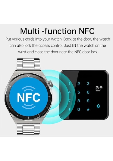 Yuvarlak Spor Klasik Arama Yapan Erkek Akıllı Saat Android Ve Ios Huawei Iphone Samsung Uyumlu