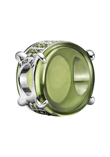 Nur Silver Sarı Murano Taş Gümüş Charm Nur-bl01994