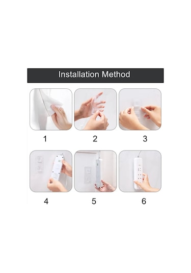 Geçmeli Klips Eşya Sabitleme Askısı 5 Set 054 Çok Renkli