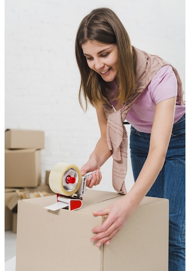 Nuga Tekli Şeffaf Koli Bandı 45 Mm * 100 Metre Akrilik (1 Adet)