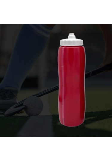 Homyl Sıkılabilir Su Şişesi 950ml Seyahat Hokeyi Yetişkinler Kırmızı