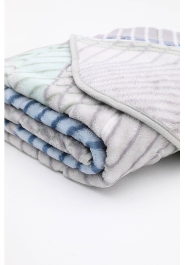 Aksu Embos Tek Kişilik Battaniye 2 Kg - Gri