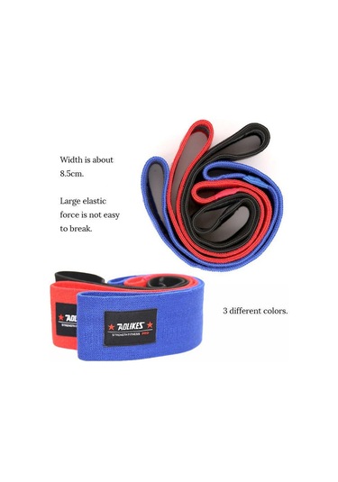 Siyah 6 Renk Yousheng Kalça Uyluk Bacak Daire Elastik Direnç Bandı Spor Salonu Ev Vücut Şekillendirme Fitness L Siyah