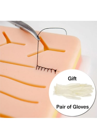 Cerrahi Sütür Dikiş Atma Pedi Eğitim Seti